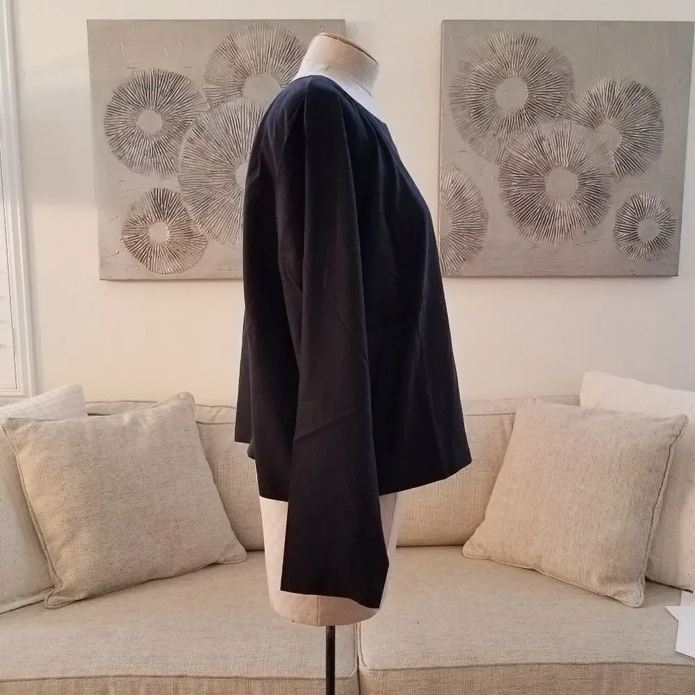 NEW Eileen Fisher Open Front Crop Jacket sz 1X - Picture 4 of 8